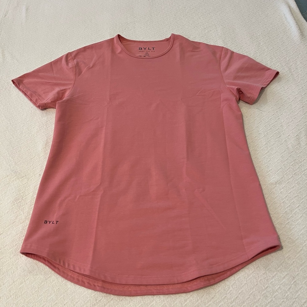 BYLT LUX TEE - Medium - Salmon Pink